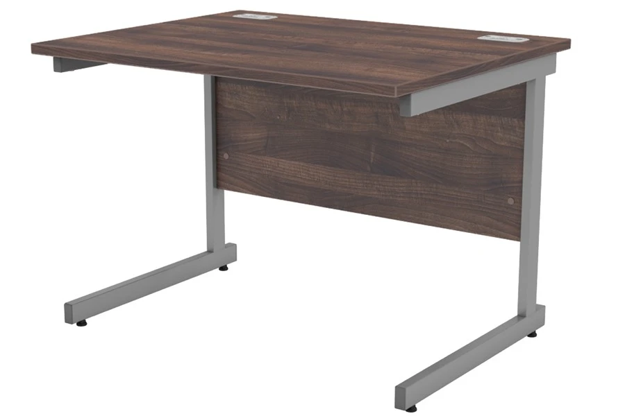 Harmony Walnut Rectangular Cantilever Desk 3 Harmony Walnut Rectangular Cantilever Desk