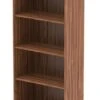 Nova Walnut 1600mm Office Bookcase -Office Furniture Store impulse 1600 office bookcase walnut