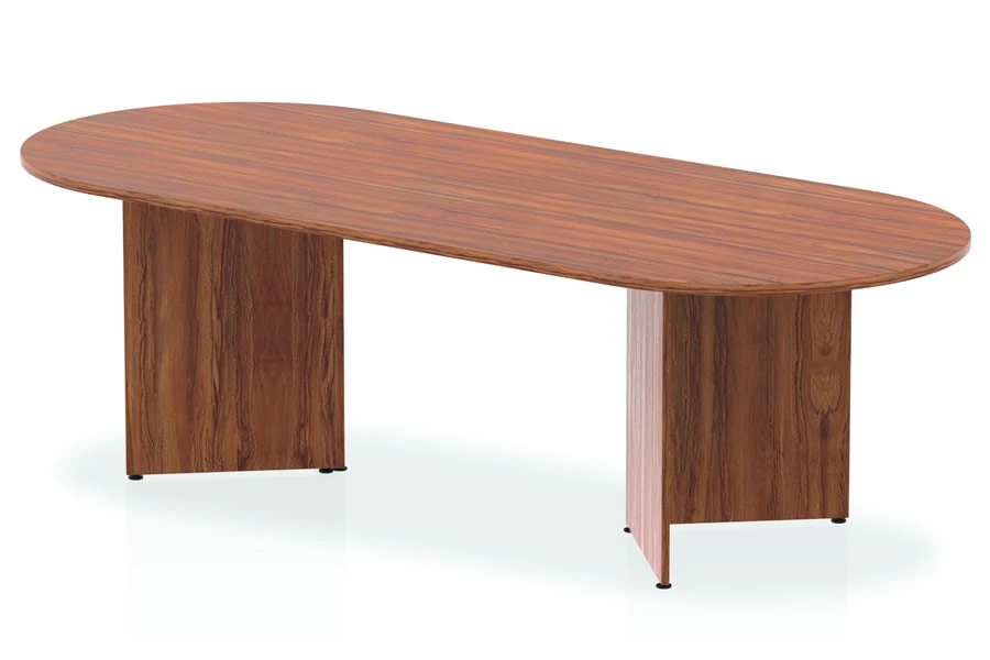 Nova Walnut 2400 Boardroom Table-Panel Leg 3 Nova Walnut 2400 Boardroom Table-Panel Leg
