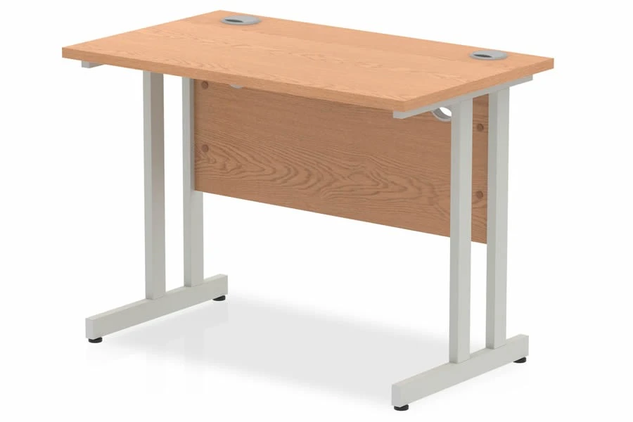 Norton Oak Return Cantilever Desk 3 Norton Oak Return Cantilever Desk