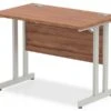 Nova Walnut Small Cantilever Desk -Office Furniture Store impulse return cantilever desk walnut