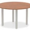 Nova Walnut 1200mm Round Meeting Table -Office Furniture Store impulse round meeting table walnut