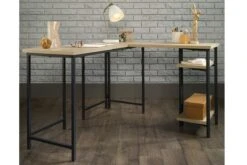 Industrial L Shaped Desk -Office Furniture Store industrial l shaped desk charter oak 1