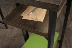 Industrial L Shaped Desk -Office Furniture Store industrial l shaped desk smoked oak 3