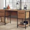 Iron Foundry Pedestal Desk -Office Furniture Store iron foundry pedestal desk 1