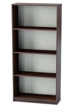 Harmony Walnut Office Bookcase -Office Furniture Store lee plumpton ssbc16s3