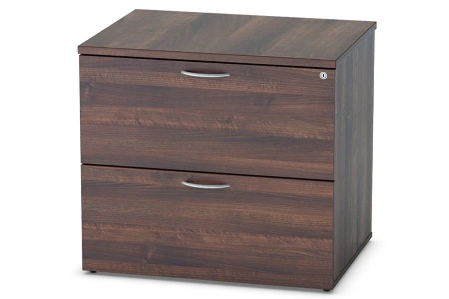 Harmony Walnut 2 Drawer Side Filer