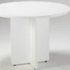 Kestral White Round Meeting Table -Office Furniture Store lite1000dwh