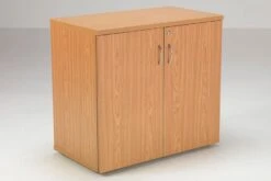 Kestral Desk High Cupboard -Office Furniture Store lite745wdok oak cupboard