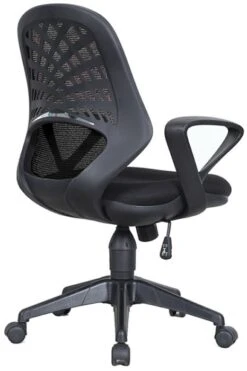 Spiral Mesh Back Office Chair -Office Furniture Store maine black 3