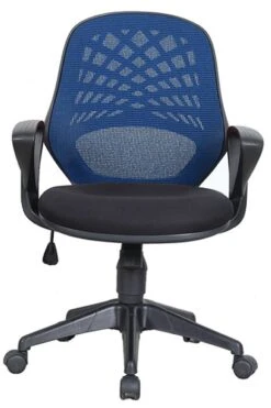 Spiral Mesh Back Office Chair -Office Furniture Store maine blue 2