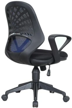 Spiral Mesh Back Office Chair -Office Furniture Store maine blue 3