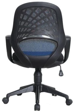Spiral Mesh Back Office Chair -Office Furniture Store maine blue 4
