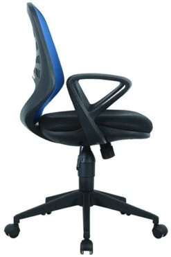 Spiral Mesh Back Office Chair -Office Furniture Store maine blue 5