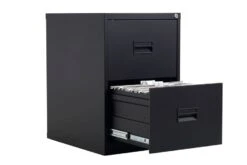 Mod Black Steel Filing Cabinets -Office Furniture Store mod steel filing cabinets black 4