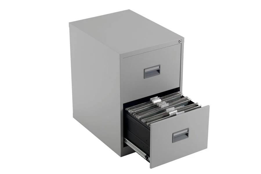 Mod Grey Steel Filing Cabinets 5 Mod Grey Steel Filing Cabinets - Image 3