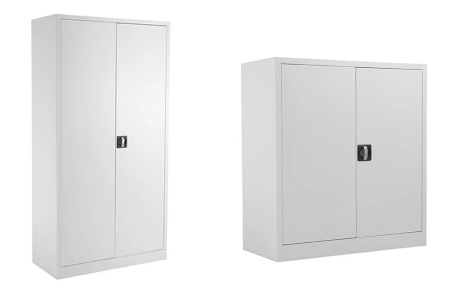 Mod White Steel 2 Door Cupboard 3 Mod White Steel 2 Door Cupboard
