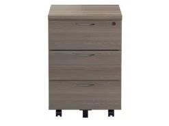 Kestral Grey Oak 3 Drawer Mobile Pedestal -Office Furniture Store mp 9