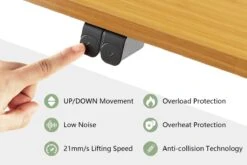 Nene Height Adjustable Desk -Office Furniture Store nene sit stand desk 3