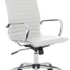 Nola High Back White Executive Office Chair