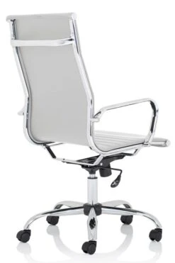Nola High Back White Executive Office Chair 8 Nola High Back White Executive Office Chair -Office Furniture Store nola 3