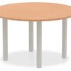 Norton Oak 1200mm Round Meeting Table -Office Furniture Store norton oak 1200mm round meeting table
