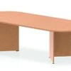 Norton Oak 2400 Boardroom Table Panel Leg -Office Furniture Store norton oak 2400mm boardroom table panel leg