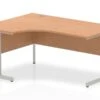 Norton Oak Cantilever Corner Desk -Office Furniture Store norton oak canterlever crescent desk left hand