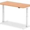 Norton Oak Height Adjustable Desk -Office Furniture Store norton oak height adjustable desk