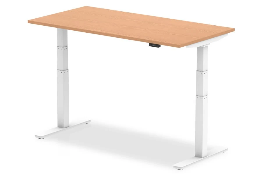 Norton Oak Height Adjustable Desk 3 Norton Oak Height Adjustable Desk