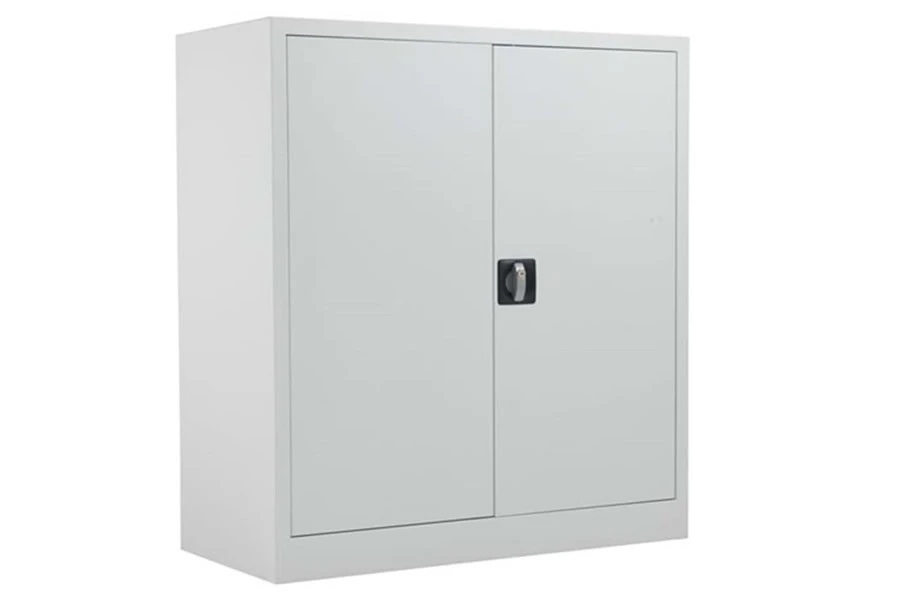 Mod White Steel 2 Door Cupboard 4 Mod White Steel 2 Door Cupboard - Image 2