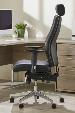 Onyx Leather Office Chair -Office Furniture Store onyx 3