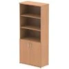 Norton Oak Open Shelf Cupboard 2 Norton Oak Open Shelf Cupboard -Office Furniture Store open 1 1