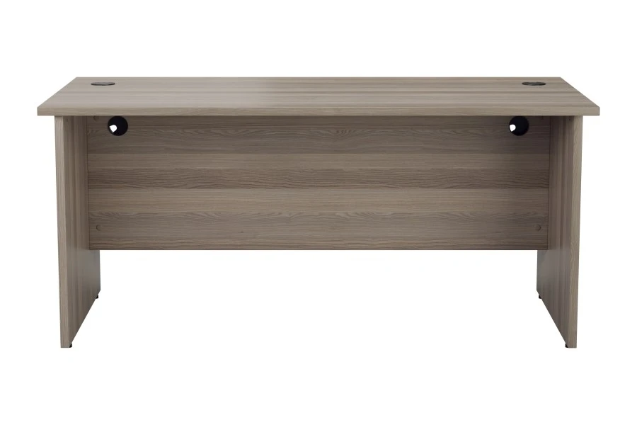 Kestral Grey Oak Rectangular Panel Desk 5 Kestral Grey Oak Rectangular Panel Desk - Image 3