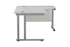 Kestral White Cantilever Corner Workstation -Office Furniture Store ost1612cwsrclwh side