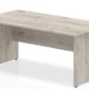 Gladstone Grey Oak Rectangular Panel End Desk -Office Furniture Store panel end rectangular desk