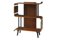 Vienna Short Book Case -Office Furniture Store pc611 vienna short book case walnut 2
