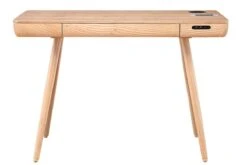 San Francisco Smart Executive Desk -Office Furniture Store pc709 san francisco smart speaker charging desk oak 11
