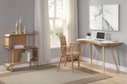 San Francisco Executive Desk -Office Furniture Store pc714 san francisco exc desk oak 3