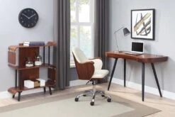 San Francisco Executive Desk -Office Furniture Store pc714 san francisco exc desk walnut 3
