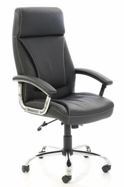 Penza Executive Leather Chair -Office Furniture Store penza executive black leather chair