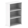 Polar White 1200mm Office Bookcase -Office Furniture Store polar white 1200mm office bookcase