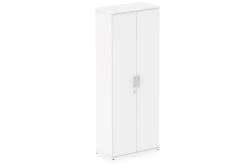 Polar White Tall Office Cupboard -Office Furniture Store polar white tall office cupboard 2000mm