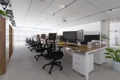 Portland 4 Person Double Bench Desk -Office Furniture Store portland 2 1