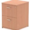 Price Point 2 Drawer Beech Filing Cabinet