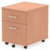Price Point 2 Drawer Mobile Beech Pedestal 1 Price Point 2 Drawer Mobile Beech Pedestal -Office Furniture Store price point 2 drawer mobile beech pedestal