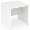 Polar White Small Panel Desk -Office Furniture Store return desk panel