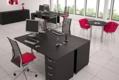 Nene Black Desk High Cupboard 8 Nene Black Desk High Cupboard -Office Furniture Store room shot 16