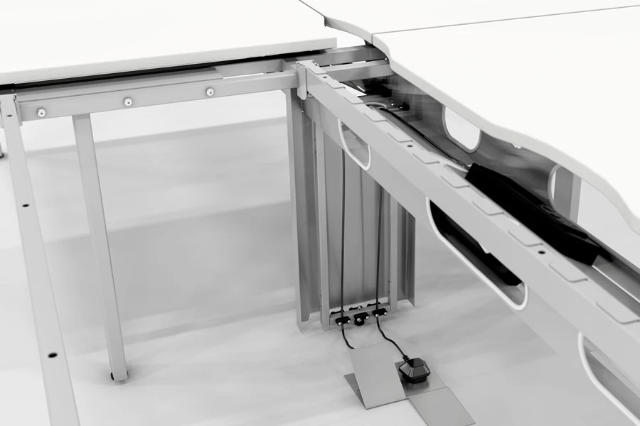 Aura Beam 4 Person Rectangular Bench Desk 9 Aura Beam 4 Person Rectangular Bench Desk - Image 7