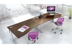 Domino Wave Cantilever Desk -Office Furniture Store roomshot 12 2